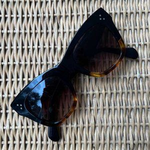 Celine BOLD 3 DOTS CL 4004IN Wayfarer Polarized Sunglasses - NEW